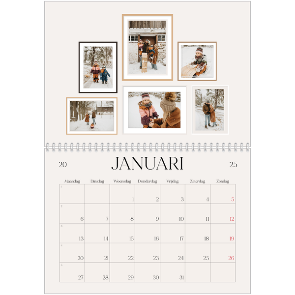 Kalender Maken Fotokalender 2023 Begin Nu Albelli